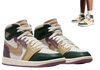 WMNS AIR JORDAN 1 MM HIGH