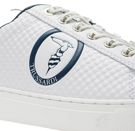 TRUSSARDI PORTOFINO BIAŁE SNEAKERSY