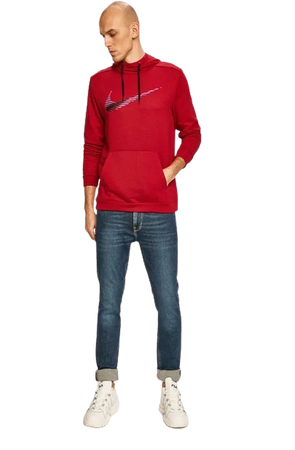 BLUZA MĘSKA SPORTOWA NIKE DRY HOODIE PO SWOOSH